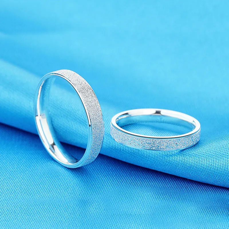 Ataullah Влюбленные Серебро 925 Скраб Кольца Для Женщин И Мужчин Новая Мода Модные