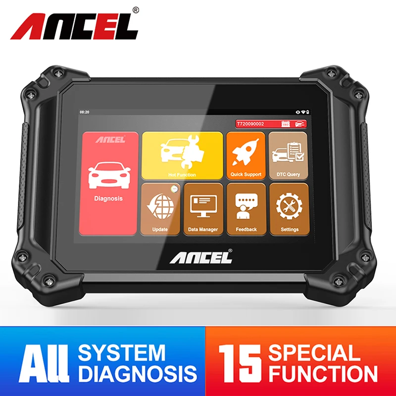 

ANCEL V6 Auto Scanner All System Diagnostic Tool Airbag Oil Reset DPF TPMS Immo Keys OBD2 Automotive Scan Lifetime Free Update