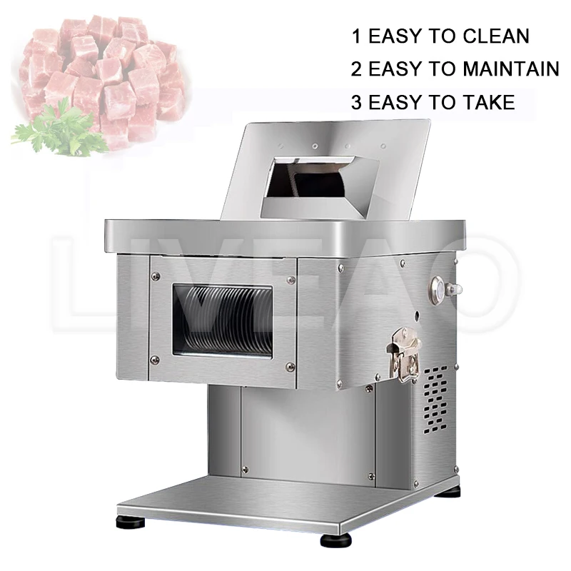 

Электрическая мясорубка, полностью автоматический измельчитель из нержавеющей стали, нарезка проволоки