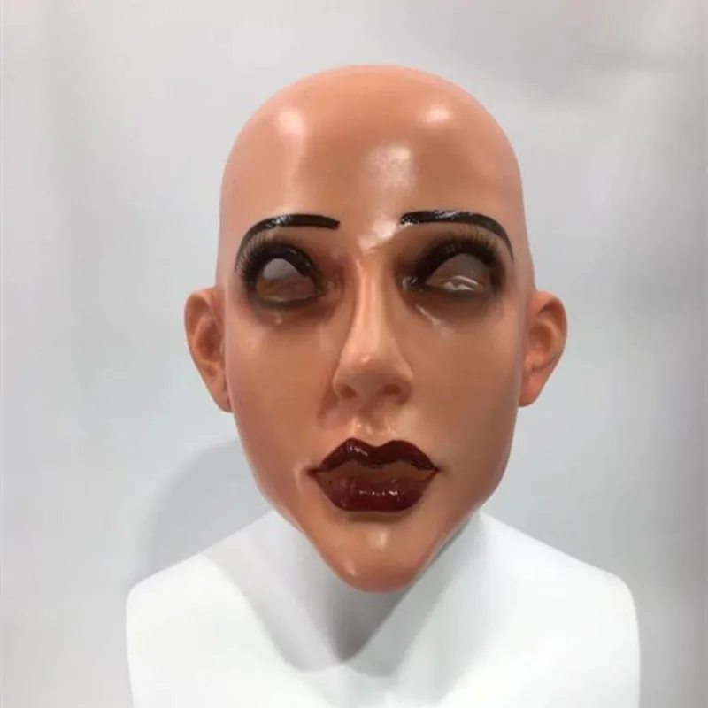 

2019 Full Head High quality Newest Style Popular Silicone Female Mask Realistic Silicone Woman Realistic Silicone Female Mask