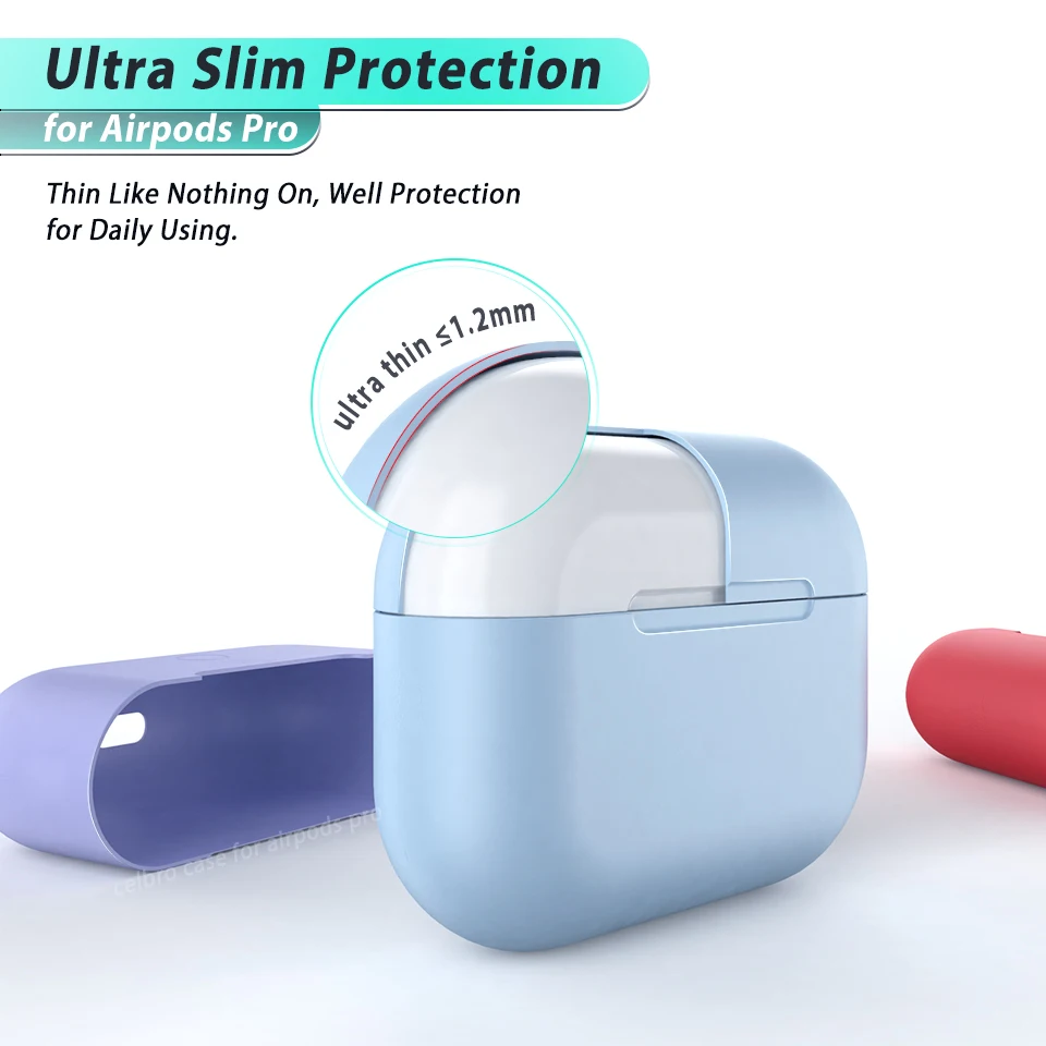 Earphone Case Soft Silicone Cover for Airpods Pro 1 2 Protective Colorful Silicon Slim Shells New |