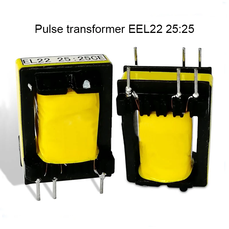 Máquina de soldadura inversor de pulso de una sola placa EEl22 25:25, transformador de accionamiento de alta frecuencia, piezas de reparación, todo cobre