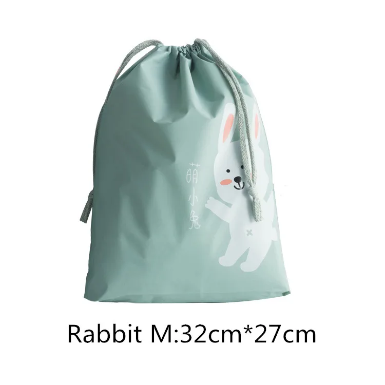 Rabbit M 1 шт. гидроизоляционные Мультяшные животные для новорожденных, украшения в спальню, напечатанные кровати, сумки-бампер, одежда для детей, игрушки, органайзер, бампер в кроватку - Цвет: Rabbit M