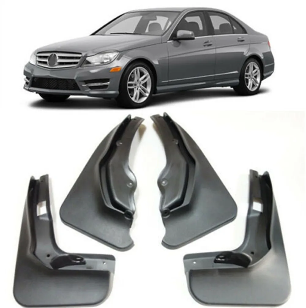 

Автомобильные Брызговики для 2011-2014 Mercedes Benz c-класс w204 спортивные Брызговики Benz w204 2011-2013 2014 брызговики Benz c-класс крылья