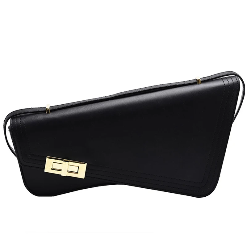 

Designer Vintage Irregular Geometry Shoulder Bags For Women 2021 Fashion Ladies Handbags Brand Trend Crossbody Bags Female Purse