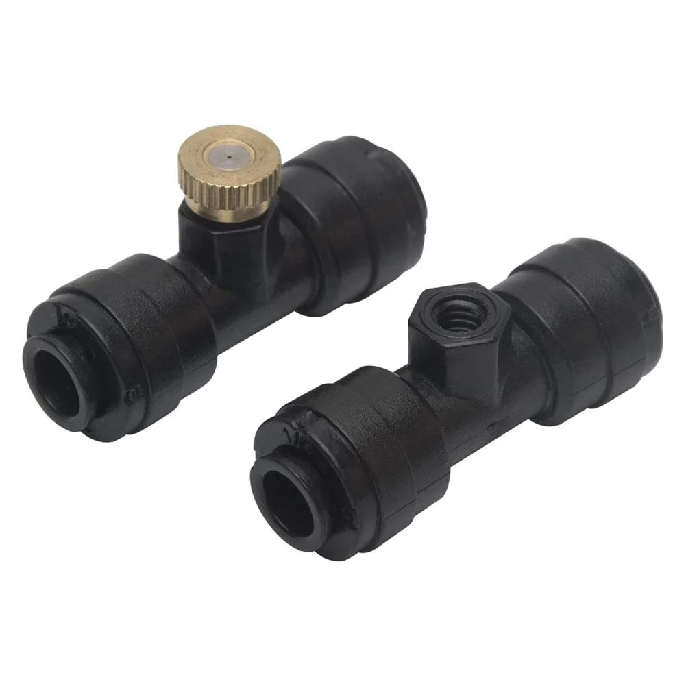 

10pcs Portable Fog Nozzles Tee Kit Elements Household Garden Planting for Patios Misting System Garden Water Mist