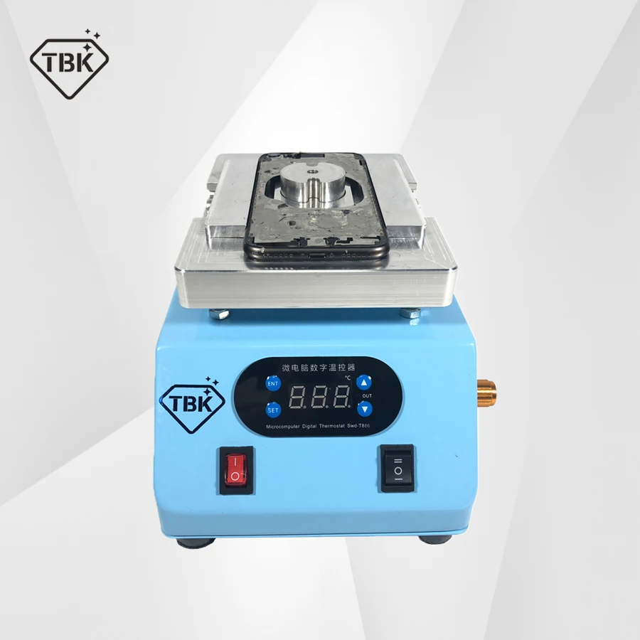 TBK-238 автоматический мобильный телефон стеклянный разделитель задней