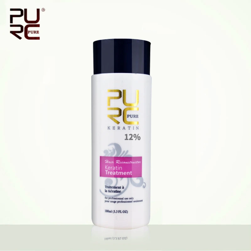 PURC Кератиновый выпрямитель для волос Уход восстановление поврежденных