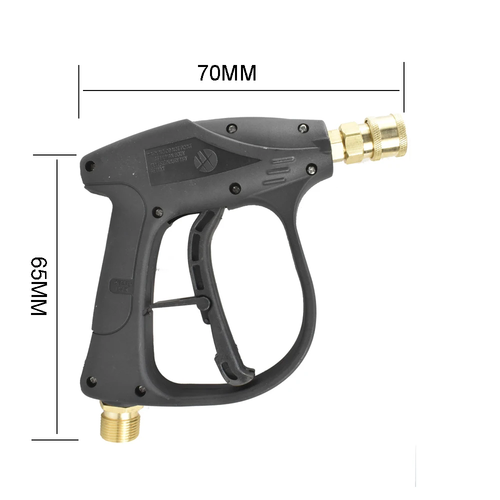 LaLeyenda 5M/7M/10M/15M M22 Male 14mm/15mm diameter Pressure Hose + 5pcs G1/4&quot Quick Release Spray Nozzles Car Washer Pipe Gun |