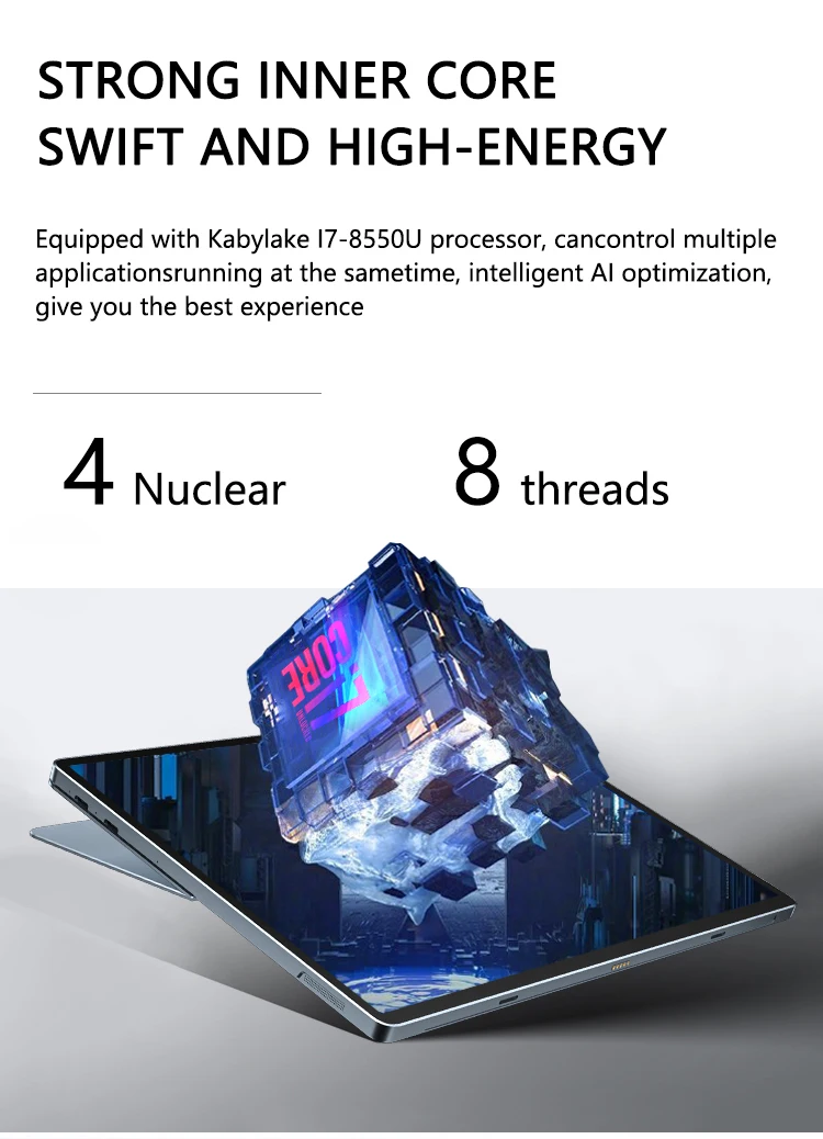 Планшет KUU Lebook 12 6 дюйма Intel I7 8550U Windows 10 2 5 K 8 Гб DDR4 512 ГБ SSD | Компьютеры и офис