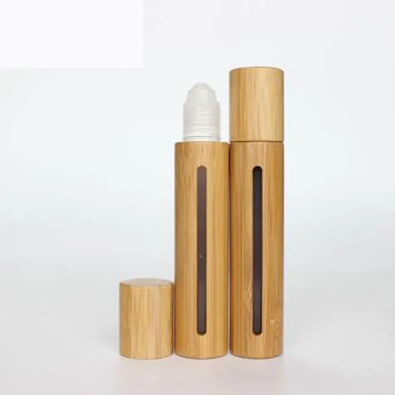 Бамбуковые флаконы для эфирного масла 15 мл Пустые контейнеры косметики