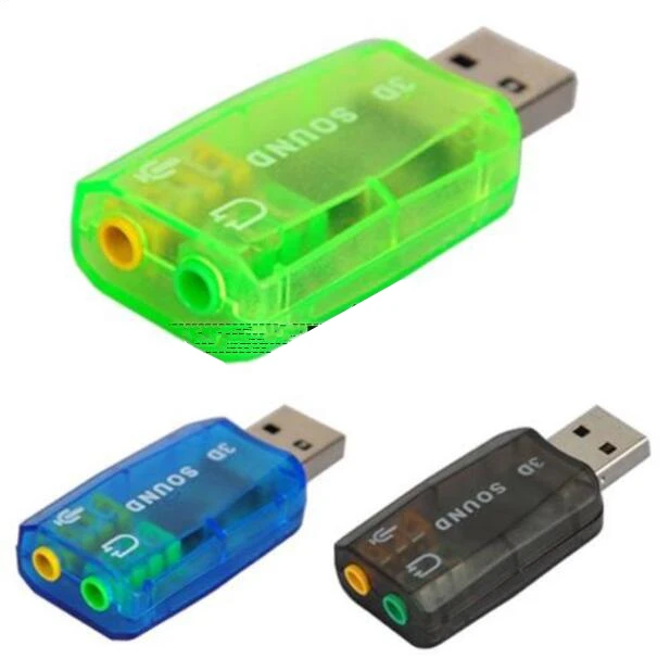 Набор микросхем CM108/USB2.0 3D Звуковая карта/Виртуальный 5 1 канал/Звуковая