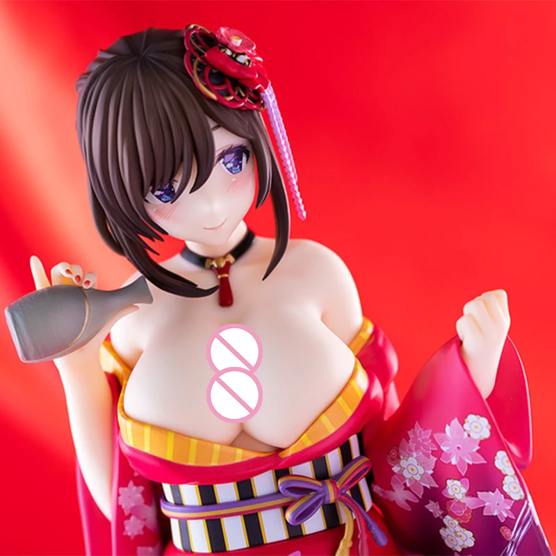 

Anime Action Figures I Have Peeled Off My Furisode Sexy Slave Kimono Girl PVC Static Adult Figure Figure Action Model Gift Toy