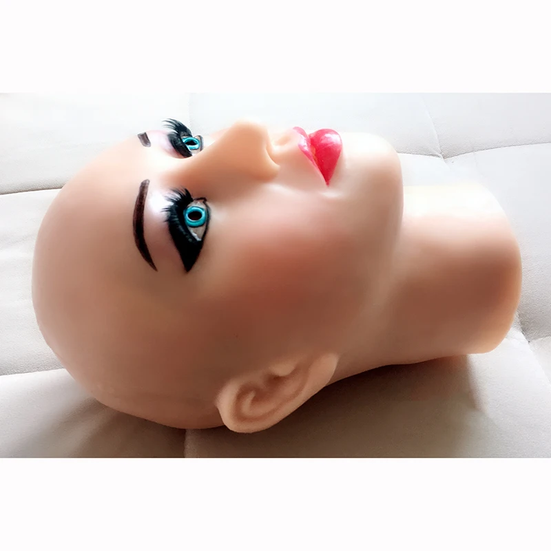 Качественная Мягкая силиконовая Реалистичная полноголовая Женская/Женская