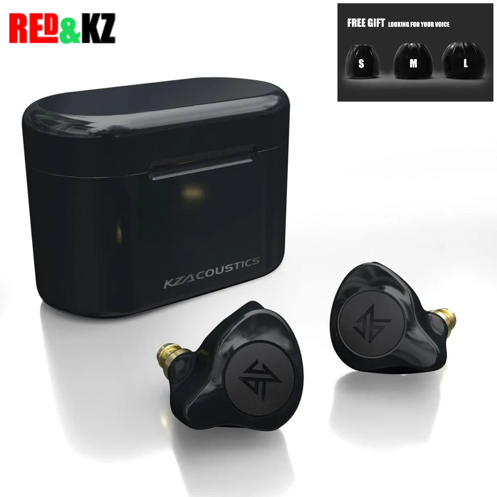 

KZ S2 True Wireless TWS Earphones Bluetooth v5.0 Hybrid 1DD+1BA Game Earbuds Touch Control Noise Cancelling Sport Headset