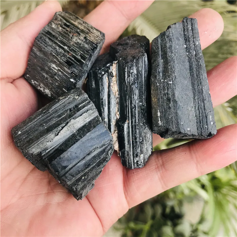 100 500 г натуральный черный турмалин хрустальный камень драгоценный Оригинальное