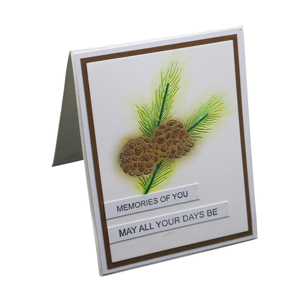 Сосновый конус/подарок Diy нож металлические режущие штампы трафареты для