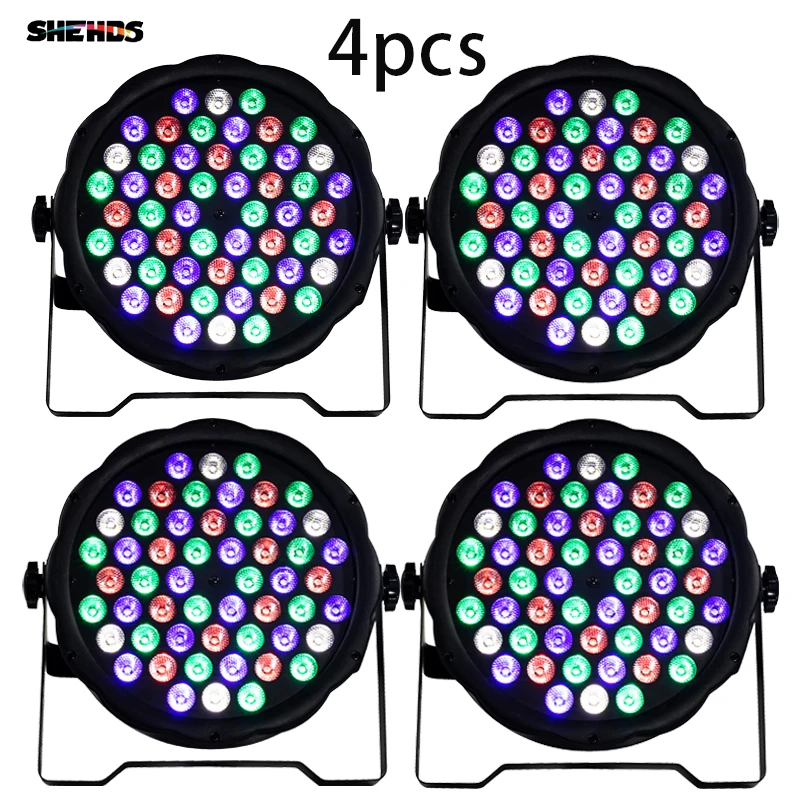 Просветильник для дискотеки RGBW 4 шт. 54x3 Вт 8 каналов DMX 512 | Лампы и освещение