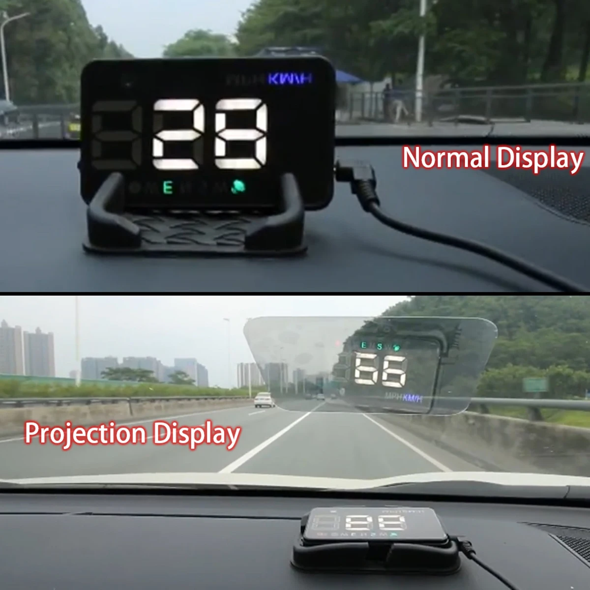 Универсальный автомобильный HUD gps скоростной метр дисплей Автоматическая