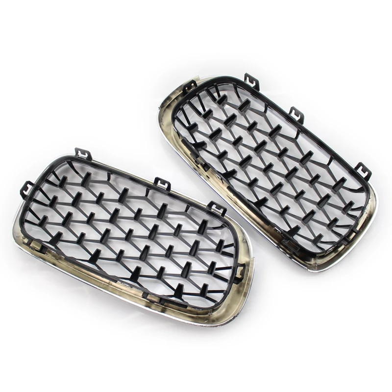 

Front Kidney Grill, Front Hood Diamond Grille Meteor Grill for BMW X5 F15 2014-2016