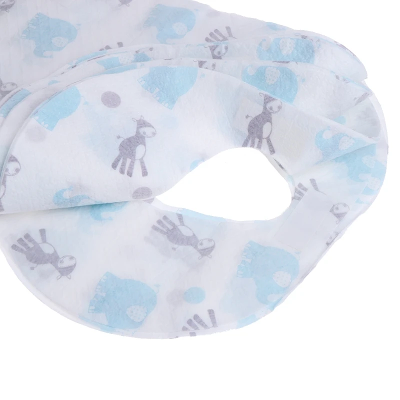 

20pcs/lot Sterile Disposable Bibs Children Baby waterproof Eat Bibs With Pocket