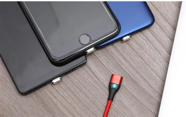 IONCT 3A Быстрая зарядка Магнитный кабель для передачи данных для iPhone samsung Android Шнур кабель провода телефонной магнитное зарядное устройство Тип C Micro USB кабель для передачи данных