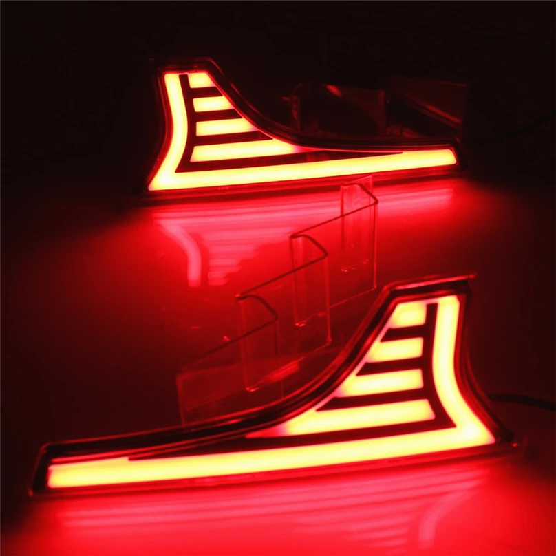 1 комплект Автомобильный светодиодный задний бампер отражатель светильник для