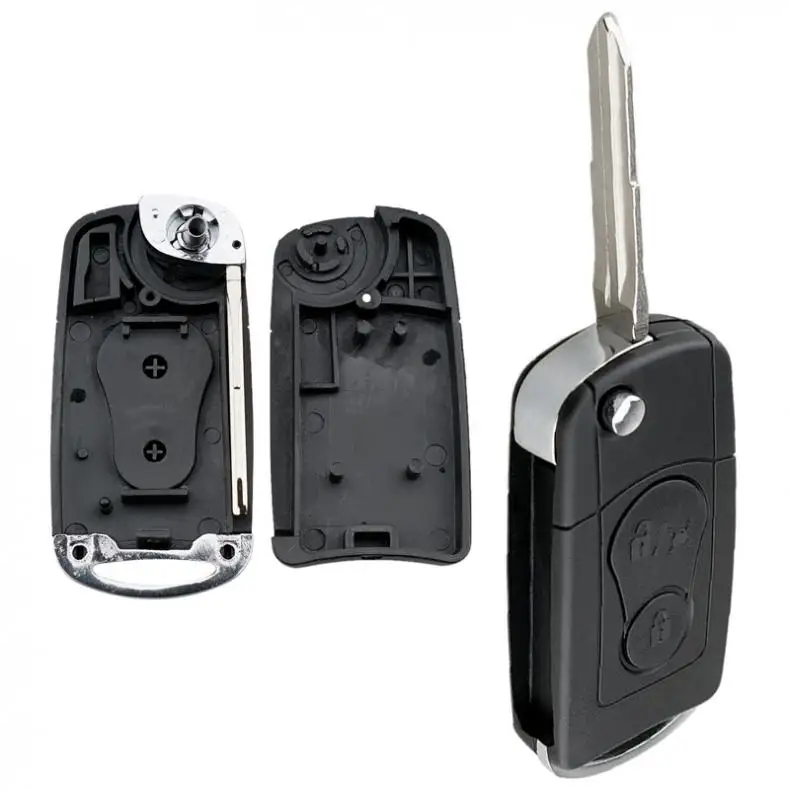 

Сменный складной чехол для автомобильного ключа с 2 кнопками, подходит для SsangYong Actyon / Kyron