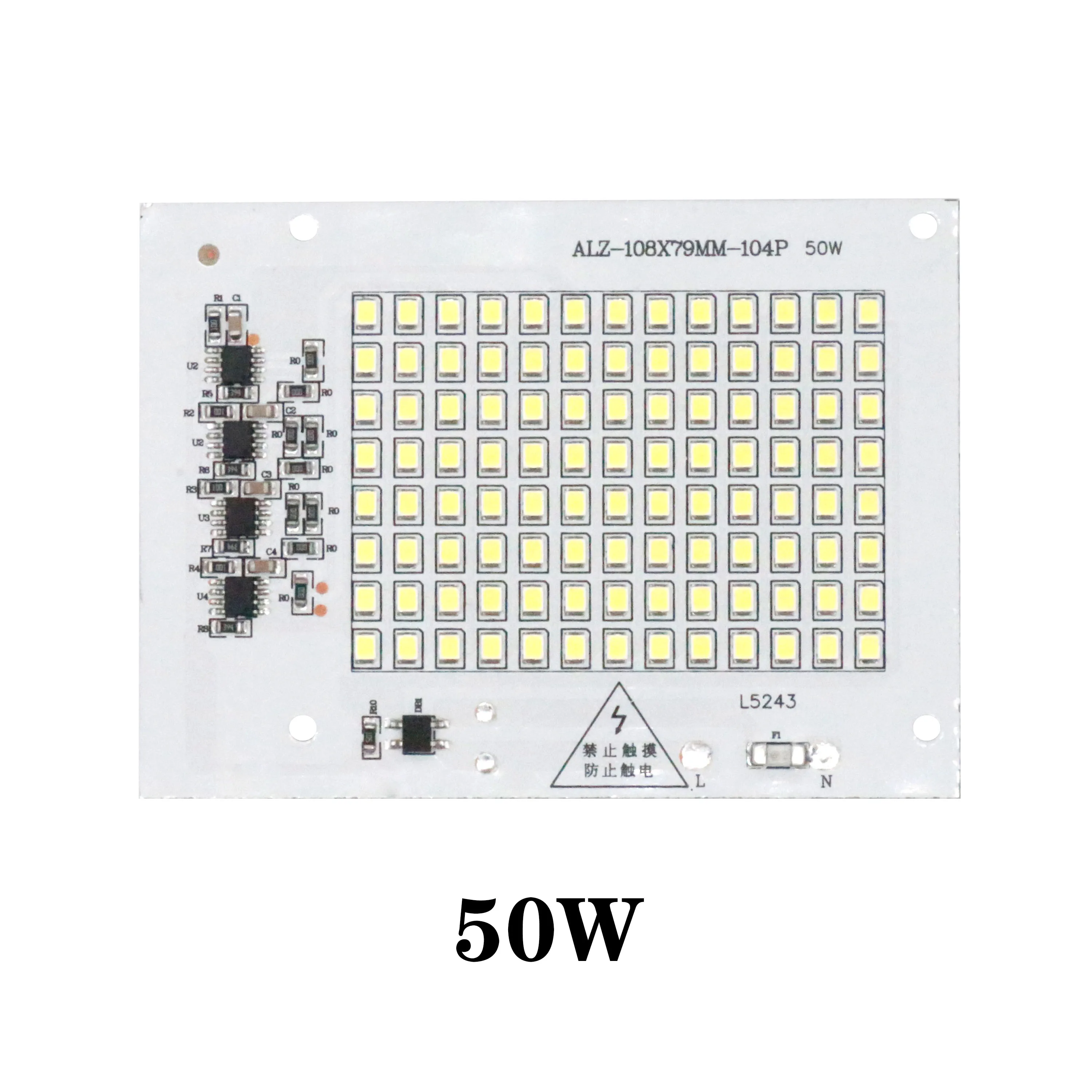 Светодиодная лампа с чипами Smart IC 220 В вход 10 Вт 20 30 50 100 искусственными диодами