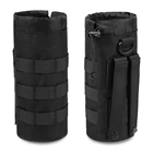 Тактическая Сумка для бутылки с водой Molle, военная сумка для чайника для кемпинга, походов, рыбалки, сумка на шнурке для рюкзака