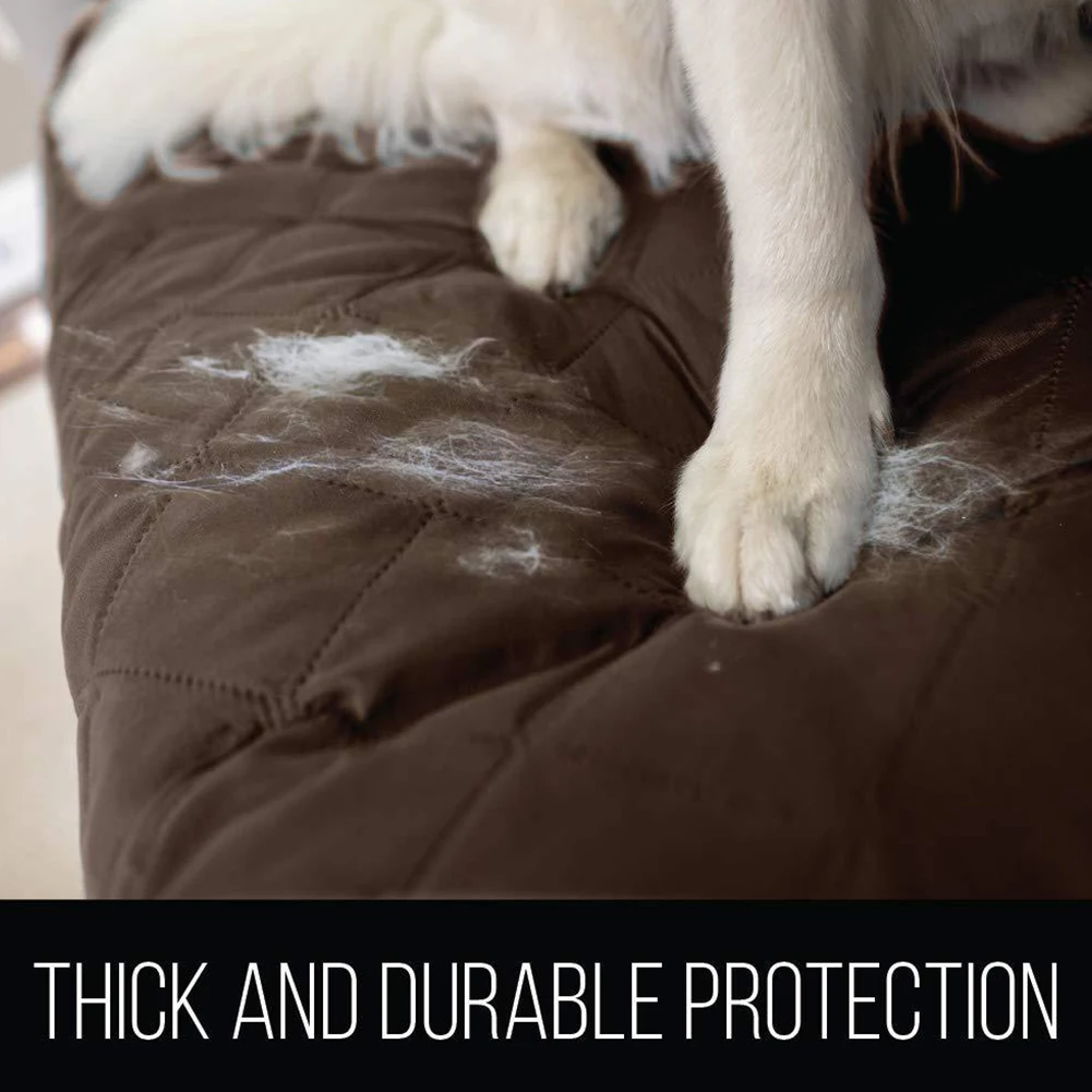 Покрывало для дивана водонепроницаемое 1/3 мест стеганое противоскользящее | Дом