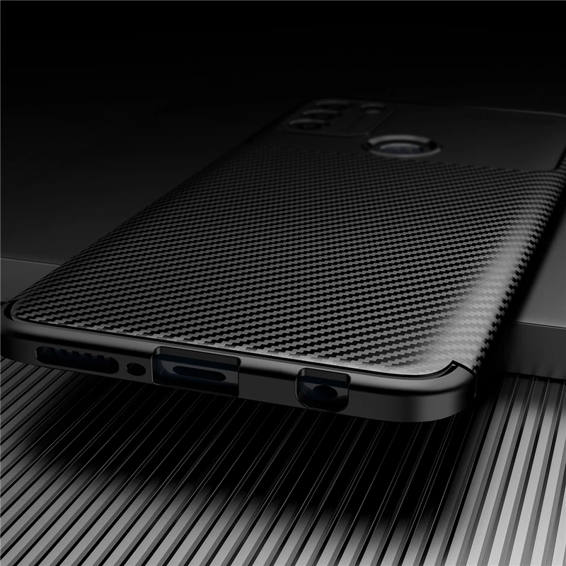 For Motorola Moto G50 Case Bumper Silicone Slim Carbon Fiber Anti-knock Back Case For Motorola Moto G50 Cover For Moto G50 G 50