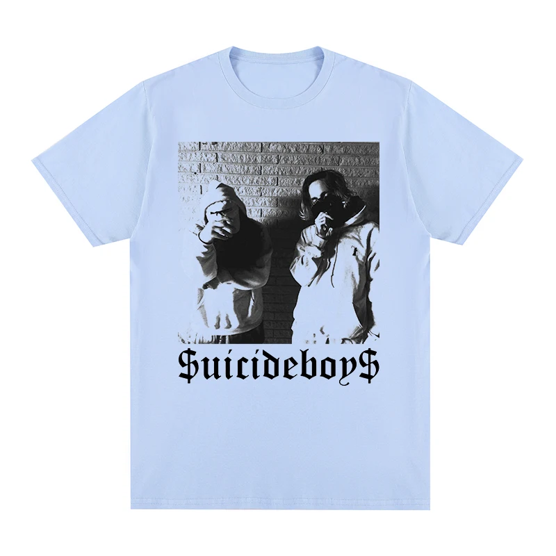 Футболка для мальчиков с парнями из Suicideboys надписью $ uicideboy Классическая крутая