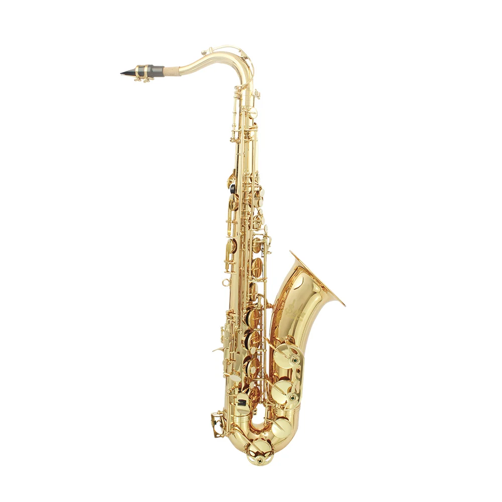 Профессиональный позолоченный тенор саксофон sax + быстрая доставка Bb key|Саксофон|