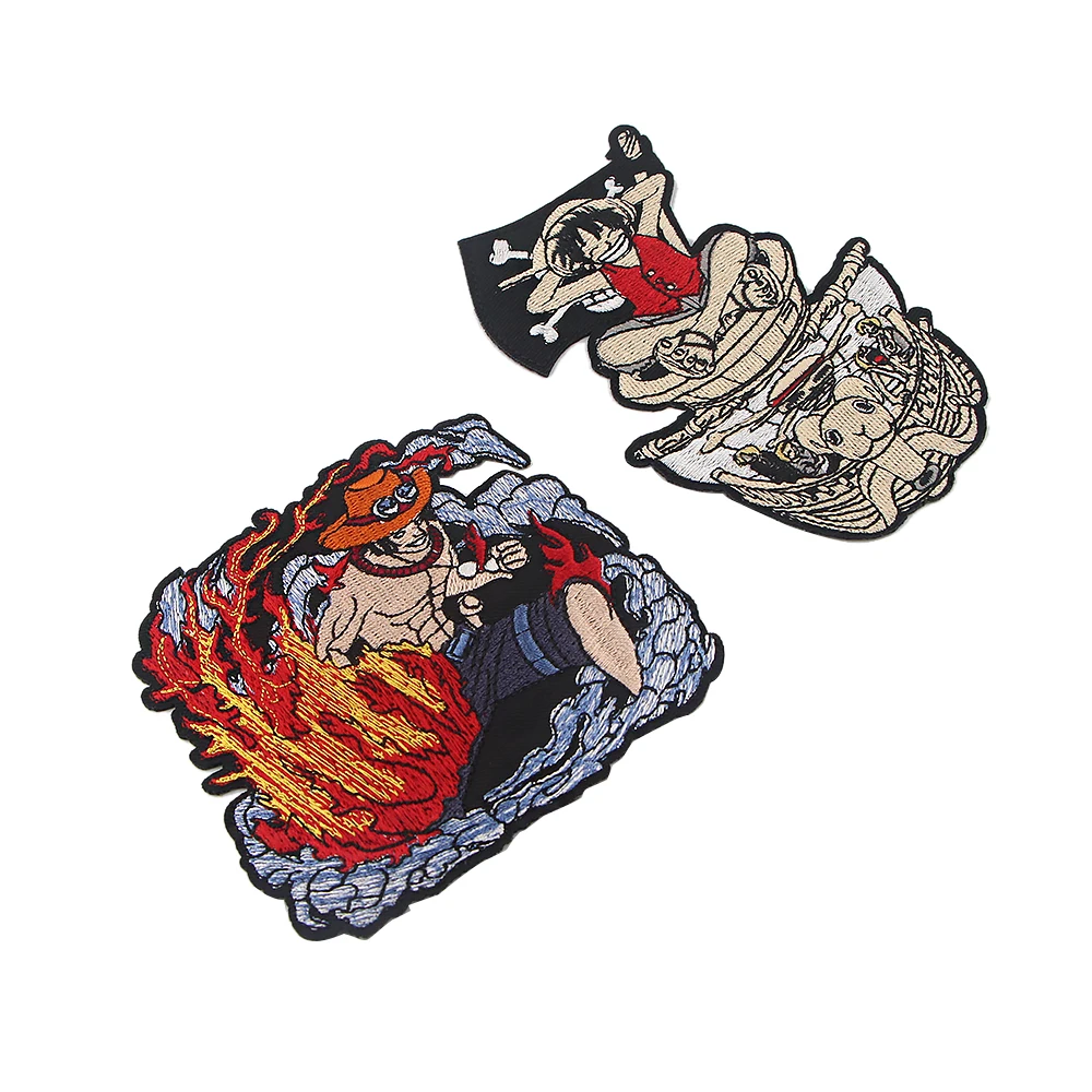 

K2818 Cartoon Embroidery Patches For Clothes DIY Iron On Patches On Clothes Anime Patch Custom Patch