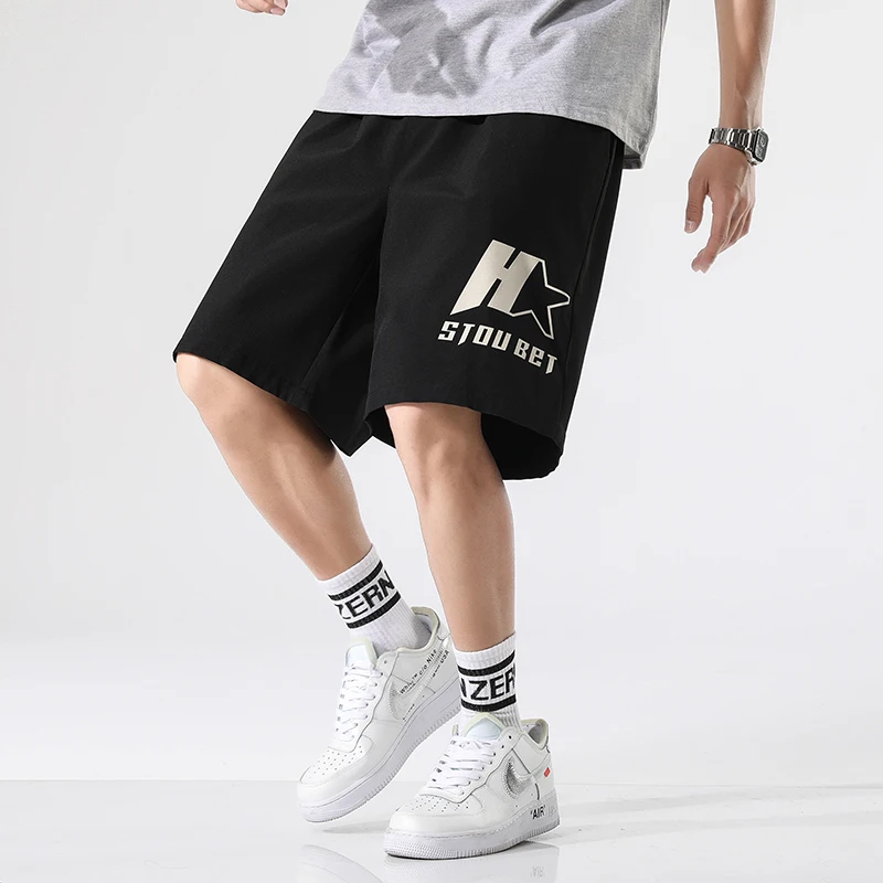 Мужские летние свободные шорты быстросохнущие повседневные пляжные для фитнеса