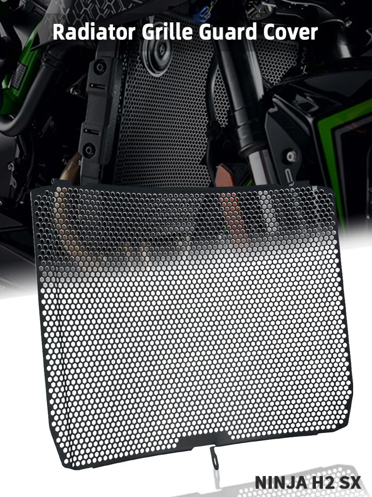 

For Kawasaki Z H2 Ninja H2R H2 SX SE Carbon Performance Tourer 2016 2017 2018 2019 2020 Radiator Guard Protector Grille Cover