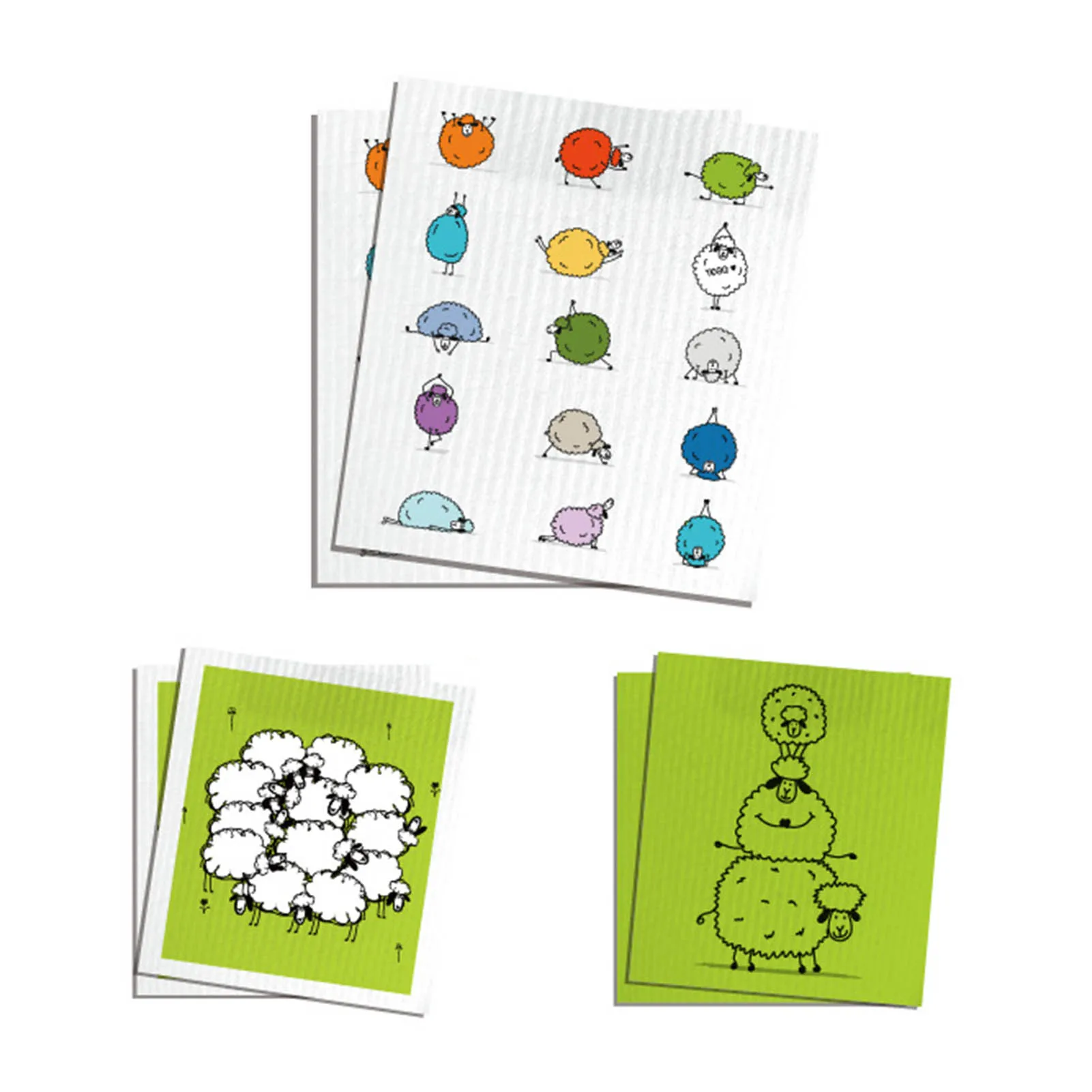 6 предметов Милые принты Зимние детские носки дизайн овечка многоразовые