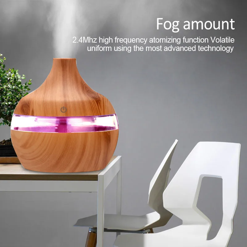 300 мл увлажнитель воздуха Ароматический диффузор эфирного масла ультразвуковой