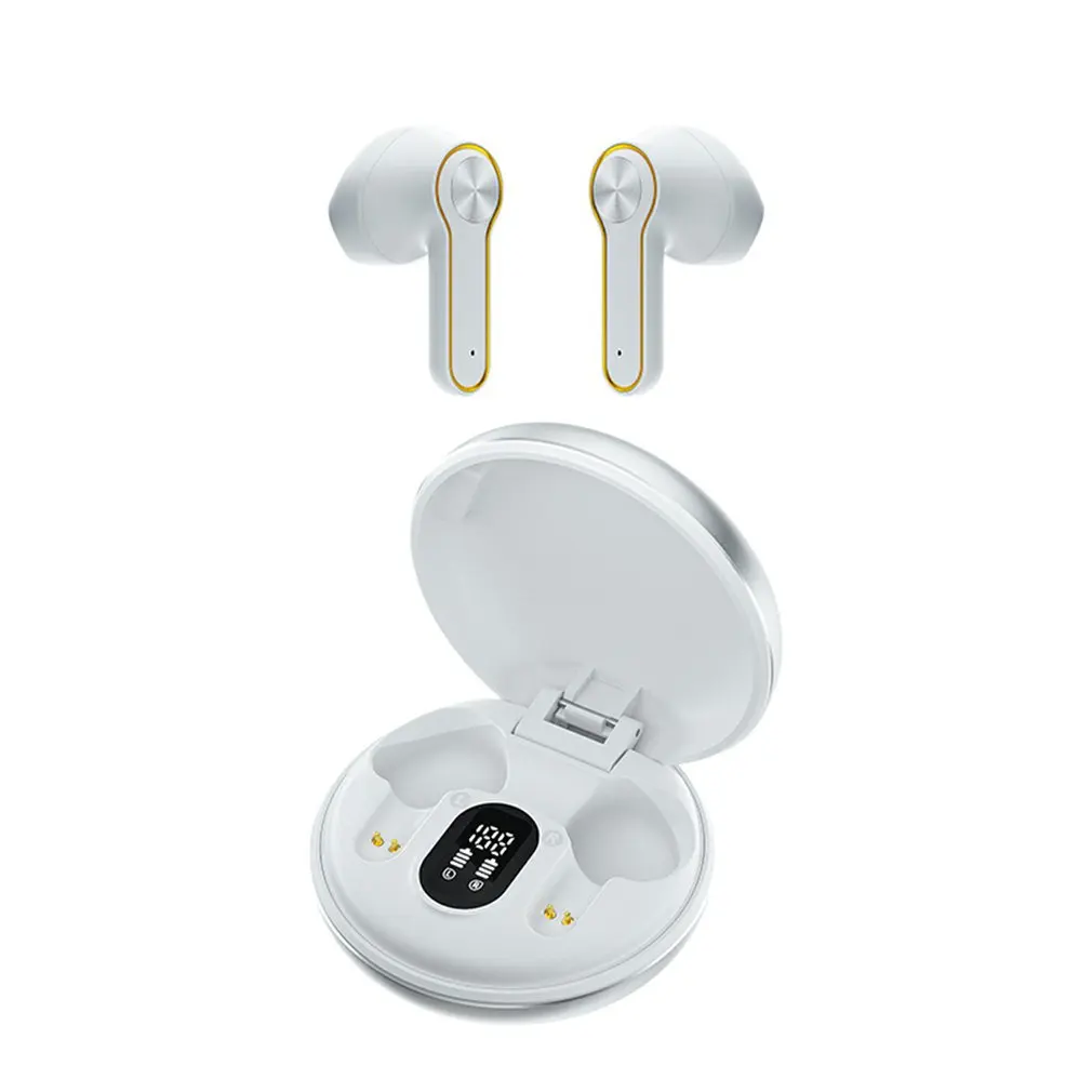 

H7 Stereo Waterproof Wireless Headset With Battery Indicator And Built-in Micro Phone Rechar Geable Touch Wireless Earbuds