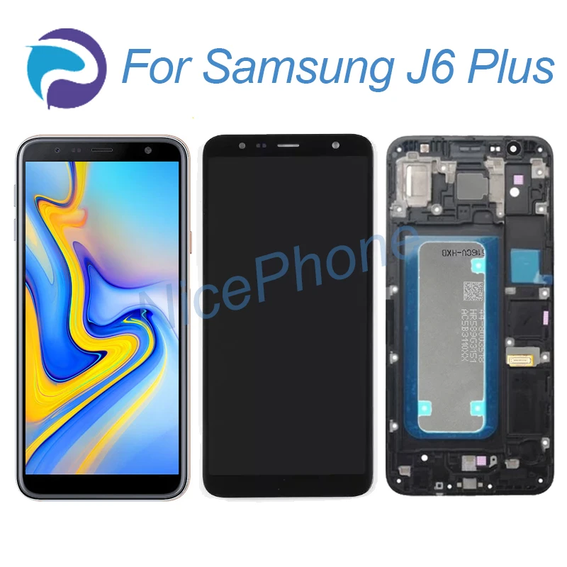 Сенсорный ЖК-экран J6 Plus с цифровым преобразователем дисплей 1480*720 SM-J610F/G/FN 2018