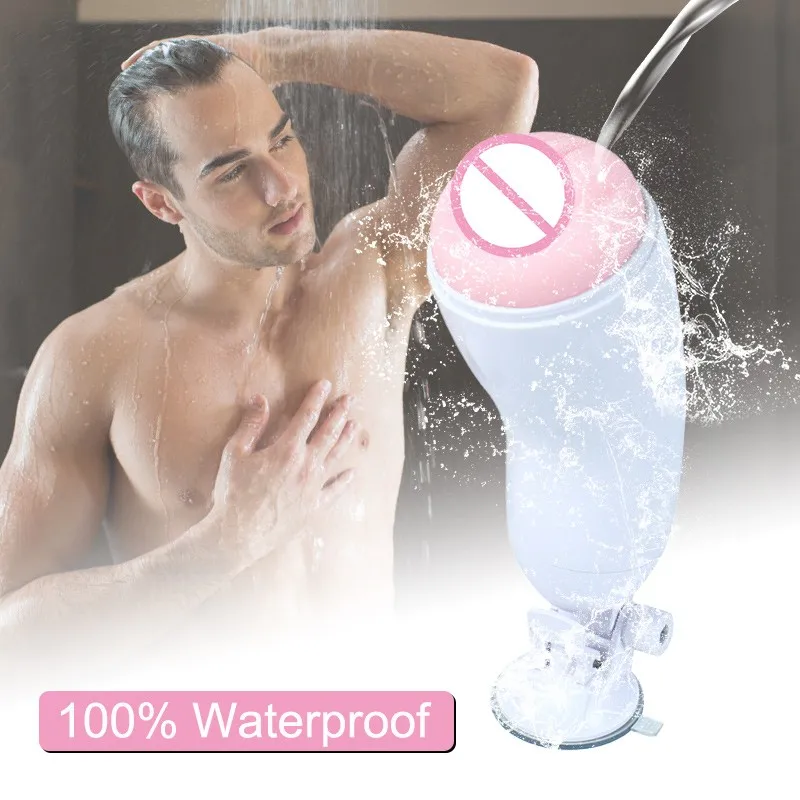 Реалистичная Вагина для мужчин автоматический Мужской мастурбатор массажер