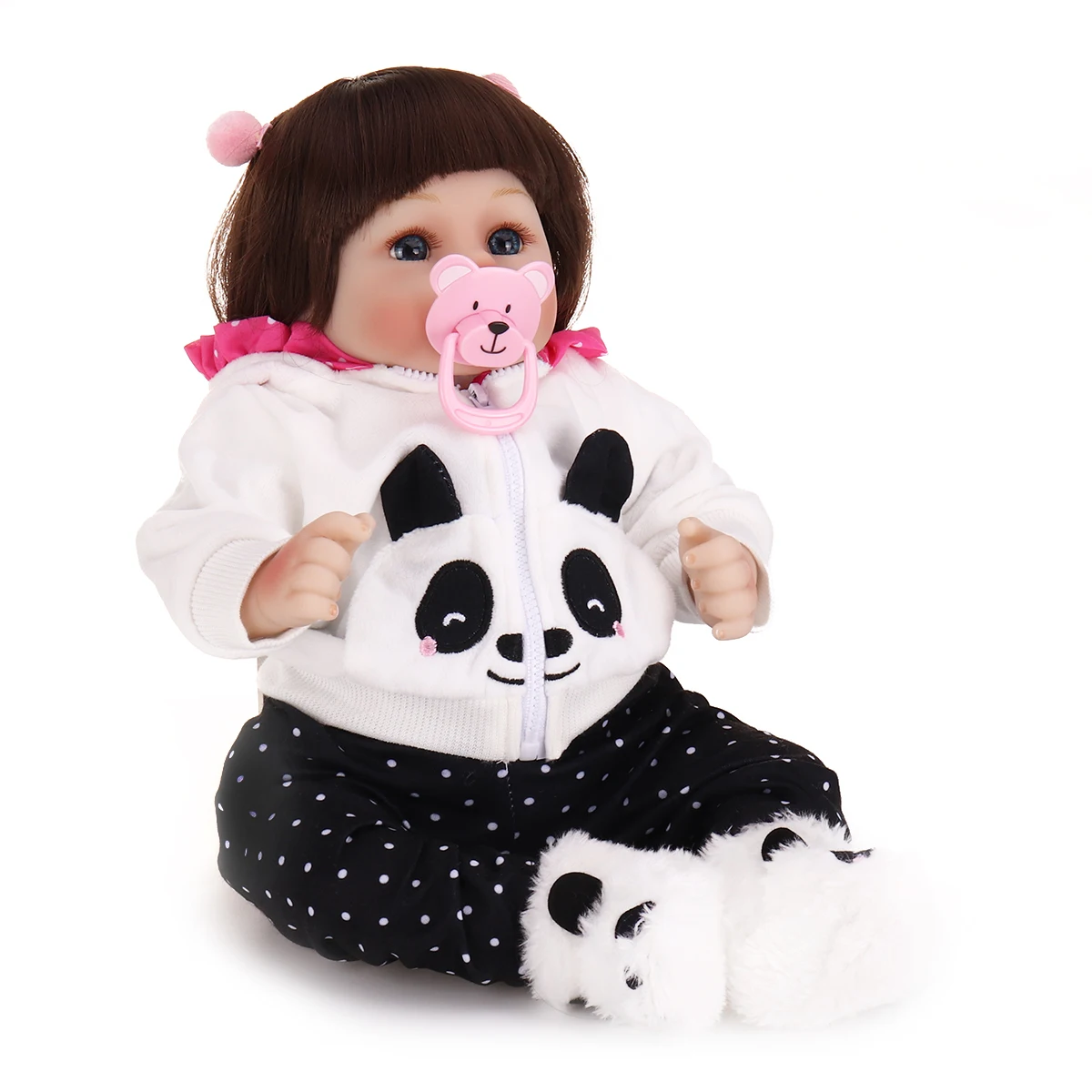 Pickwoo Bebes reborn 48 см куклы для маленьких девочек Мягкие силиконовые Boneca Reborn Brinquedos Bonecas детские подарки игрушки на кровать