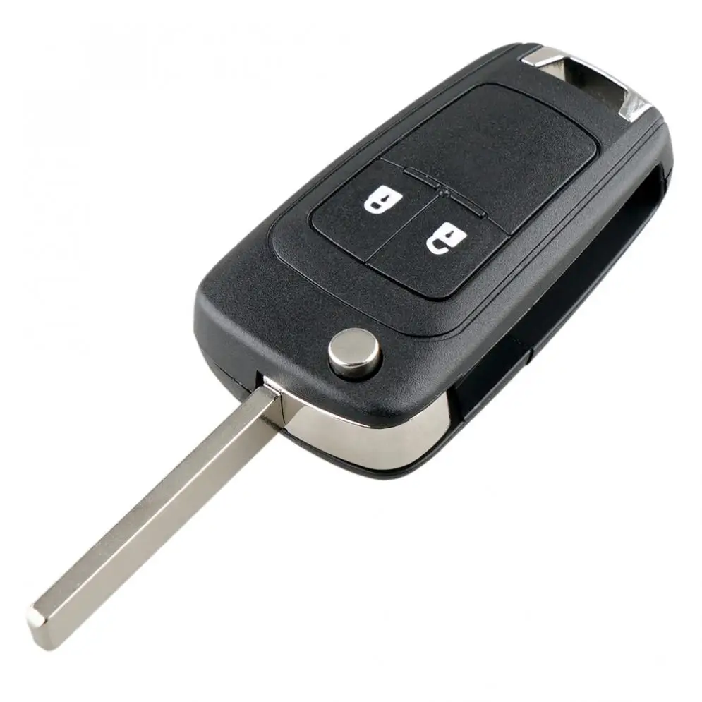 Чехол для автомобильных ключей с 2 кнопками откидной складной пульт