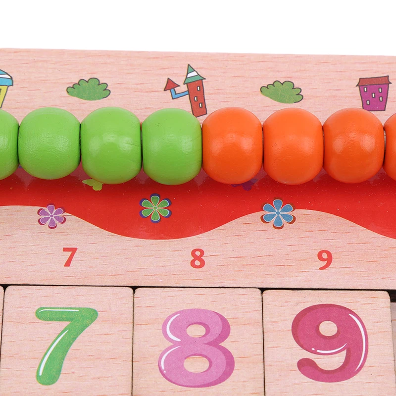 Number Cognition Board Montessori Educational Toys For Children Wooden Toy Jigsaw Learning Color Match Game | Игрушки и хобби