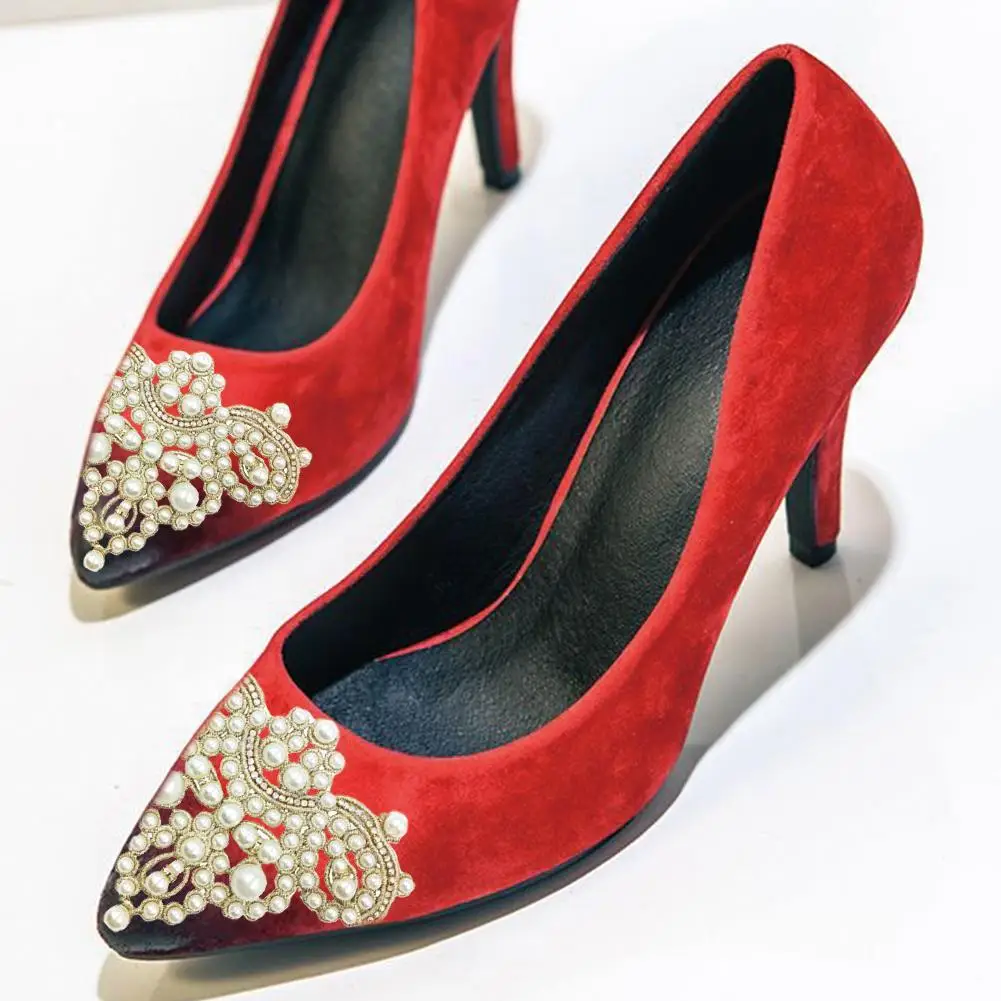 1 пара обуви клип Свадебная обувь Праздничная на высоком каблуке женские