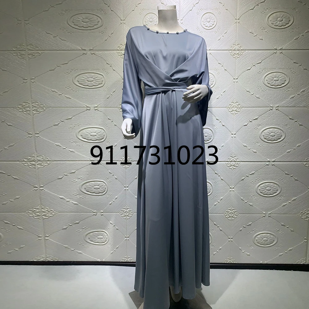 Кафтан Дубай Abaya Турция женский арабский хиджаб мусульманский модный халат