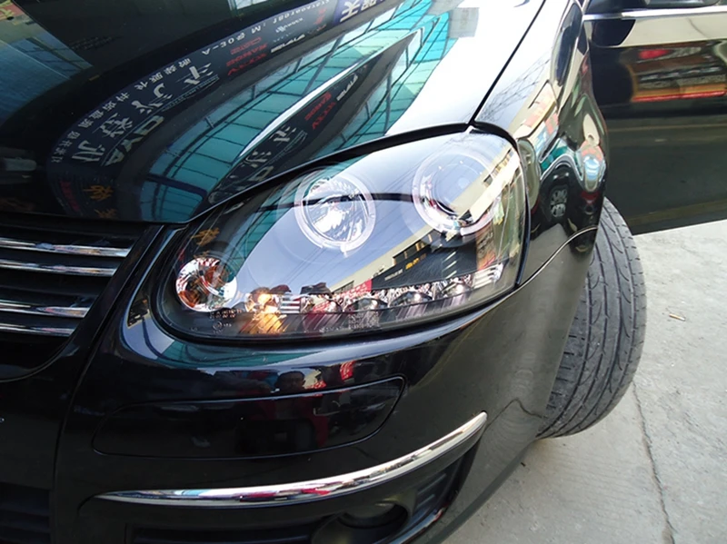 AKD автомобильный Стайлинг для VW Jetta фары 2006-2010 Jetta Mk5 светодиодный налобный фонарь светодиодный DRL Биксеноновые линзы Высокий Низкий луч парковка