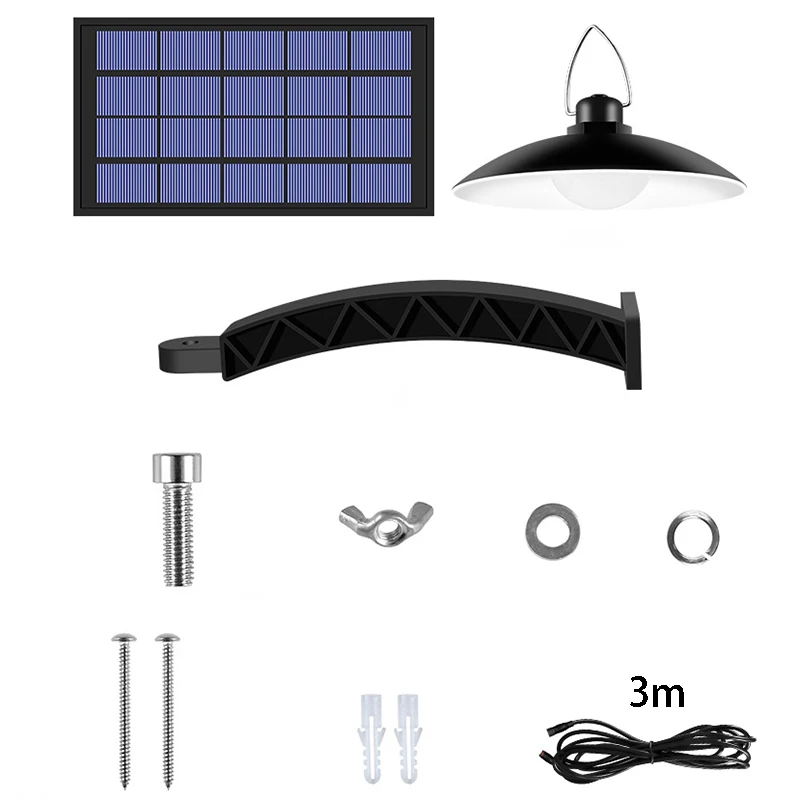 

Solar Lamp Large Capacity Lithium Battery Sensor Flexible Installation Waterproof for Courtyard Garden Decoration Home Lighiting