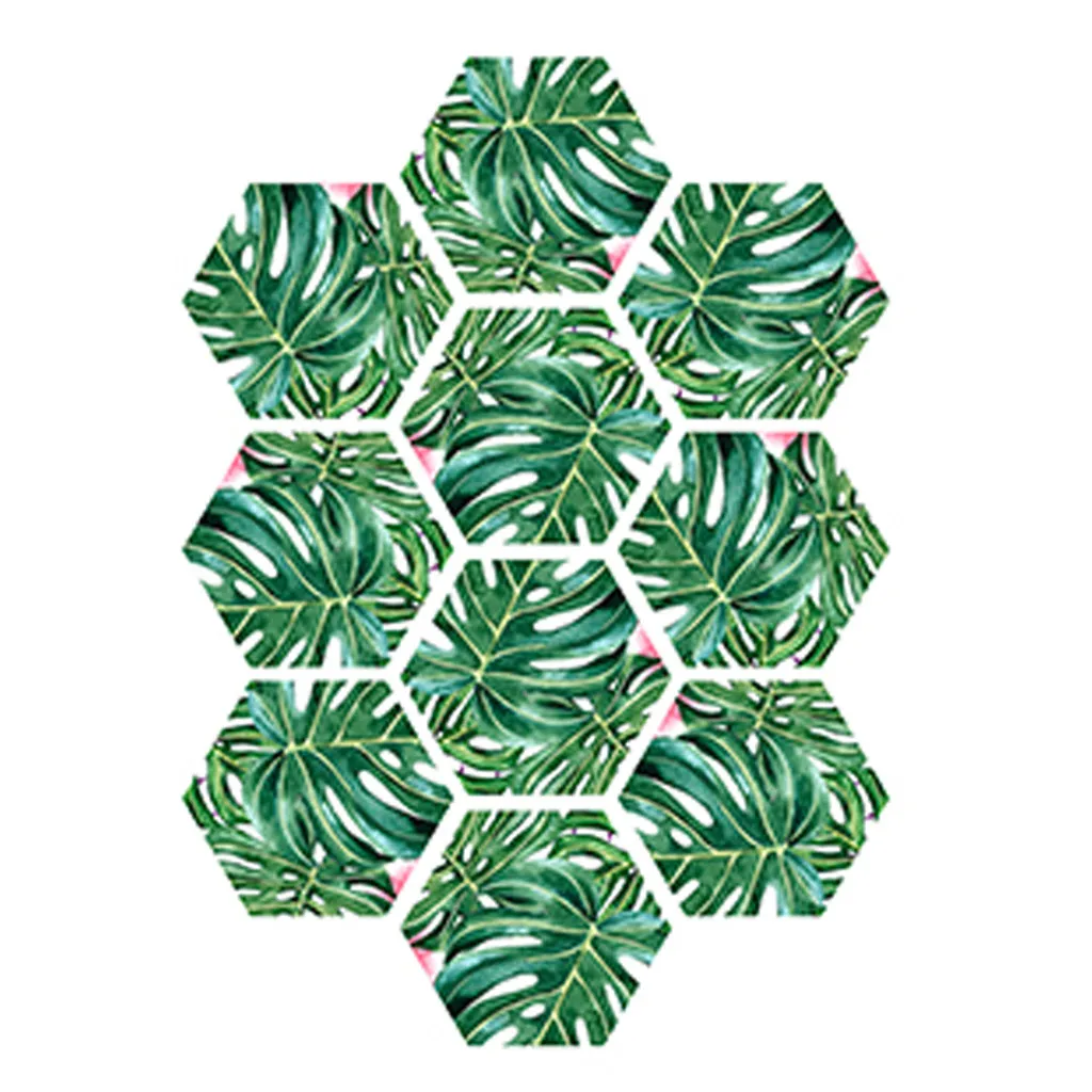 Шестигранная самоклеящаяся Нескользящая настенная плитка для ванной комнаты